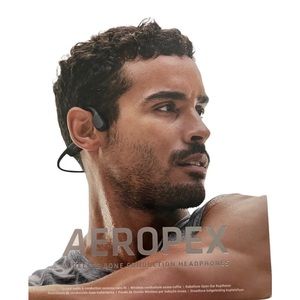 AfterShokz AS800 Aeropex Wireless Bone Conduction Headphones- Cosmic Black